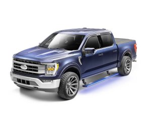 Ford F-150 Electric Running Boards - AMP Research - PowerStep Vision - `21-`24